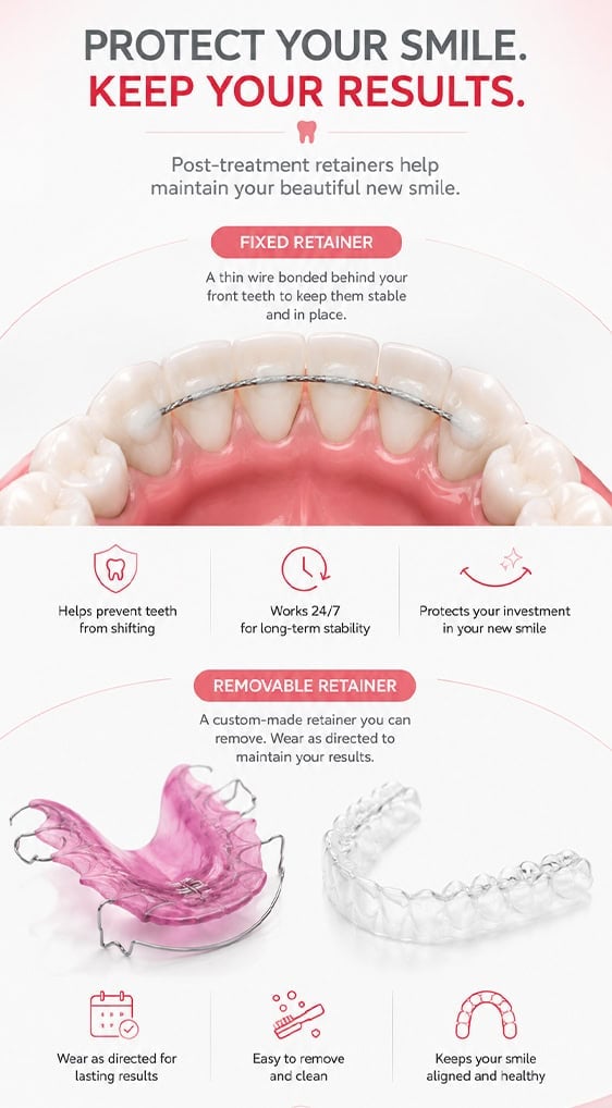 fixed and removable retainers in tirana